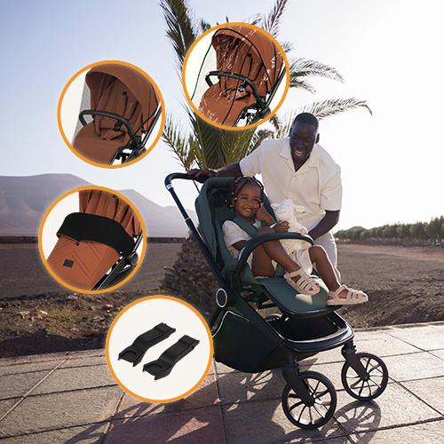 Lionelo Mika Plus Brown Rust — Buggy